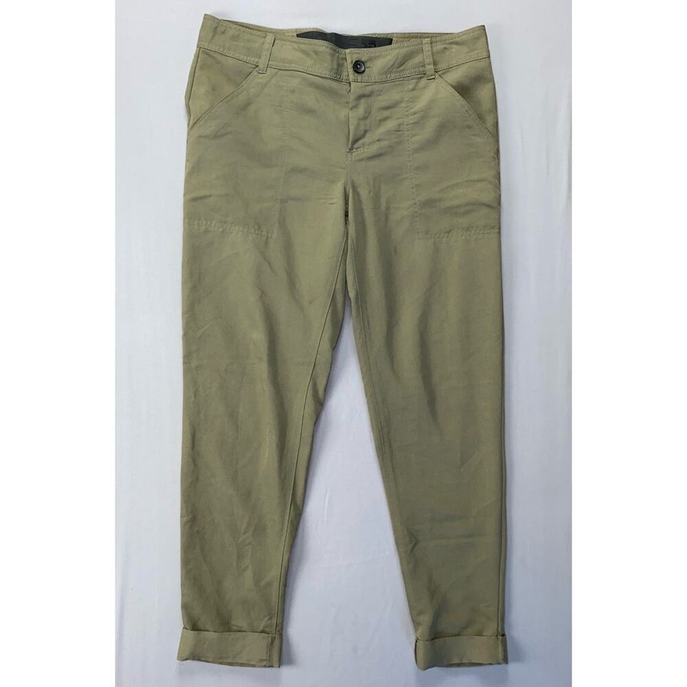 Joe's Jeans Cuffed Microfiber Surplus Style Chino Pants in Dusky Olive. 28, GUC!